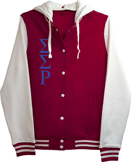 Sigma Sigma Rho Varsity Hooded Sweatshirt