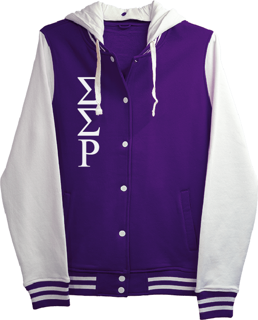 Sigma Sigma Rho Varsity Hooded Sweatshirt