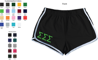 Sigma Sigma Sigma Lettered Women's Shorts