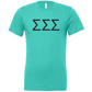 Sigma Sigma Sigma Lettered Short Sleeve T-Shirts