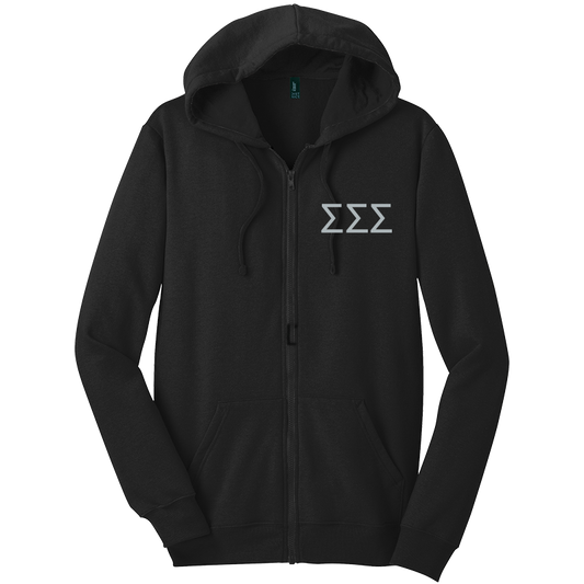 Sigma Sigma Sigma Zip-Up Hooded Sweatshirts
