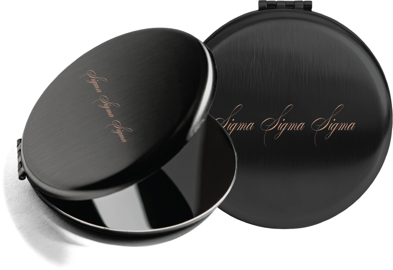 Sigma Sigma Sigma Script Pocket Mirrors