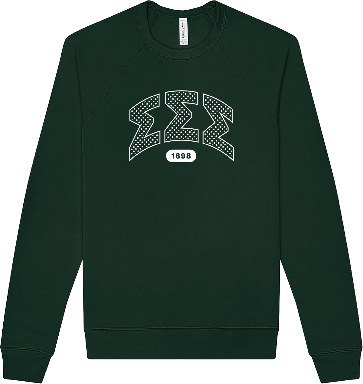 Sigma Sigma Sigma Varsity Polka Dot Crewneck