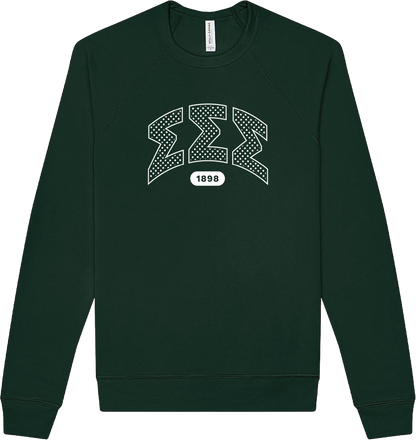Sigma Sigma Sigma Varsity Polka Dot Crewneck
