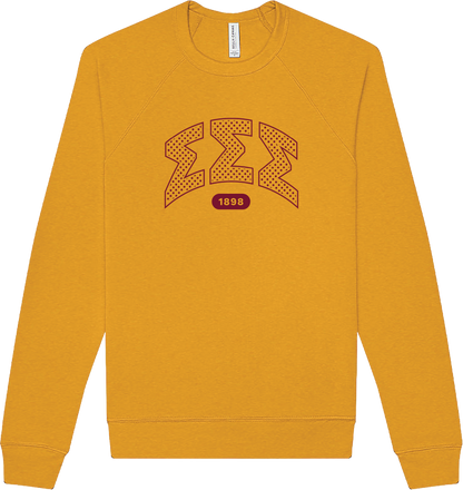 Sigma Sigma Sigma Varsity Polka Dot Crewneck