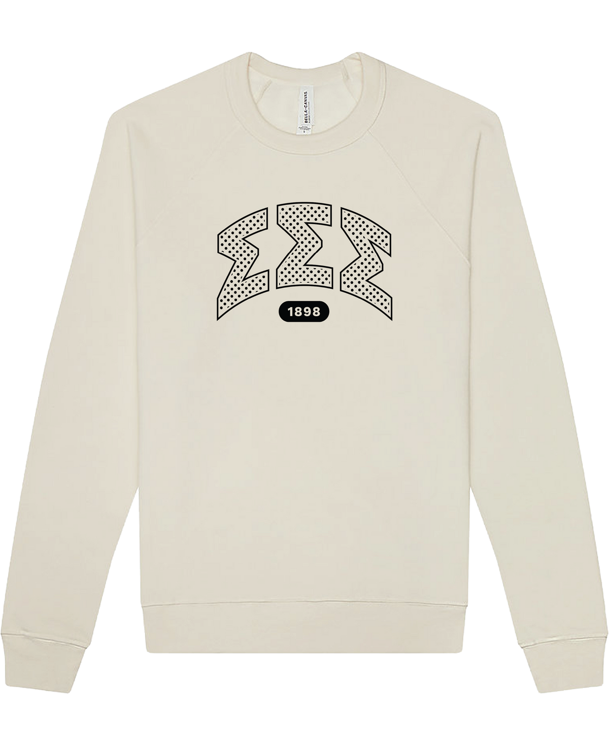 Sigma Sigma Sigma Varsity Polka Dot Crewneck