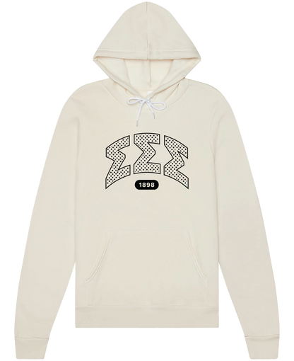 Sigma Sigma Sigma Varsity Polka Dot Hoodie