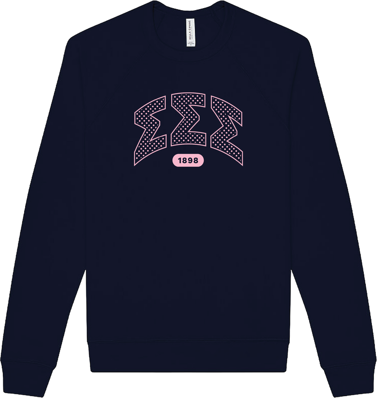 Sigma Sigma Sigma Varsity Polka Dot Crewneck