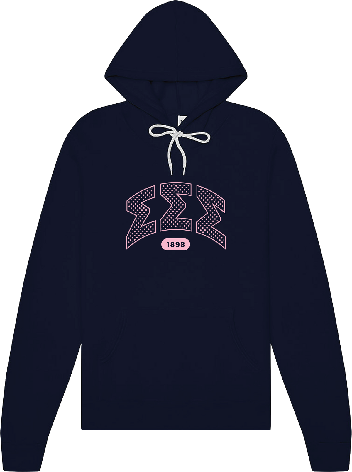 Sigma Sigma Sigma Varsity Polka Dot Hoodie