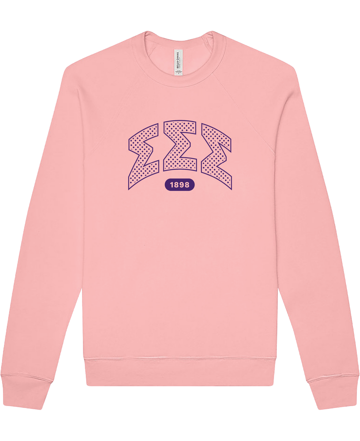 Sigma Sigma Sigma Varsity Polka Dot Crewneck
