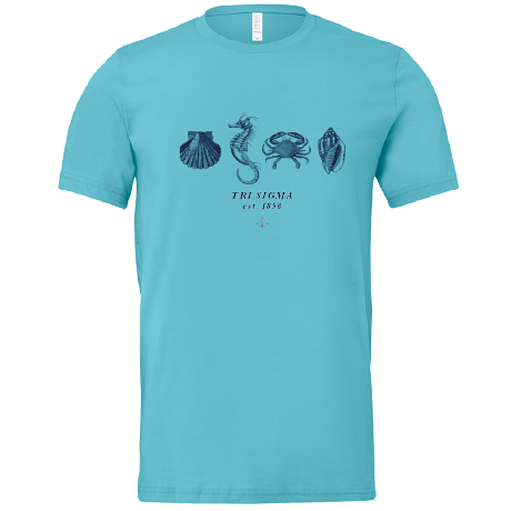 Sigma Sigma Sigma Nautical Graphic T-Shirts