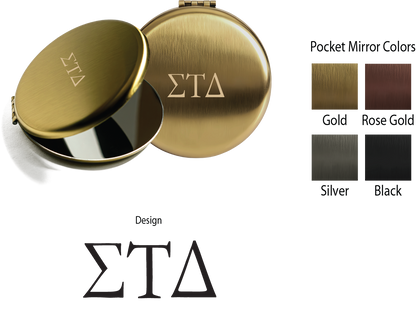 Sigma Tau Delta Lettered Pocket Mirrors