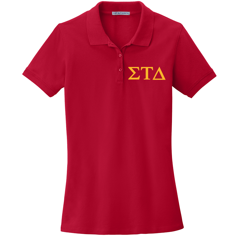 Sigma Tau Delta Ladies' Embroidered Polo Shirt