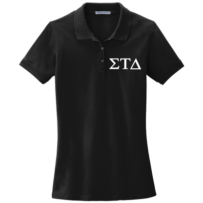 Sigma Tau Delta Ladies' Embroidered Polo Shirt