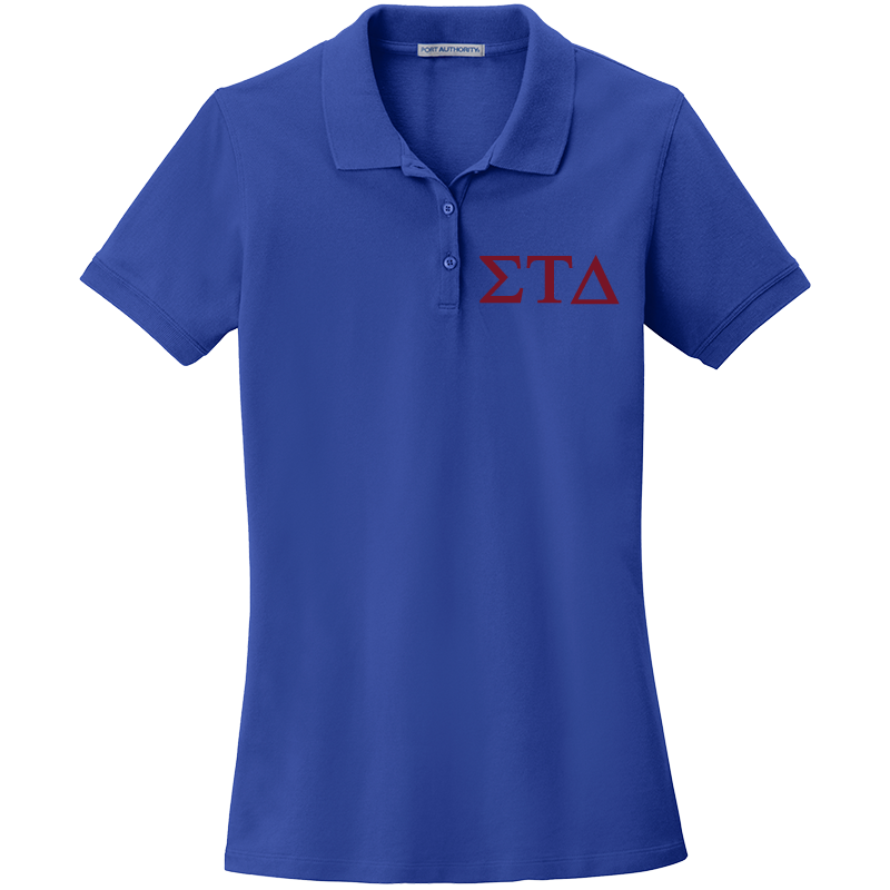 Sigma Tau Delta Ladies' Embroidered Polo Shirt