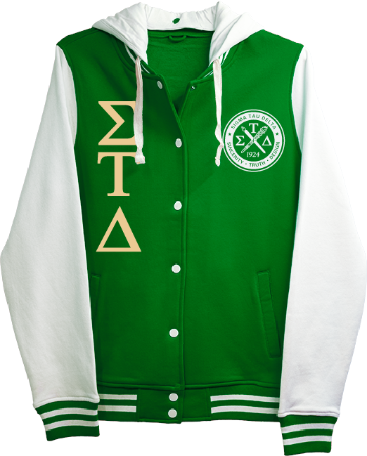 Sigma Tau Delta Varsity Hooded Sweatshirt
