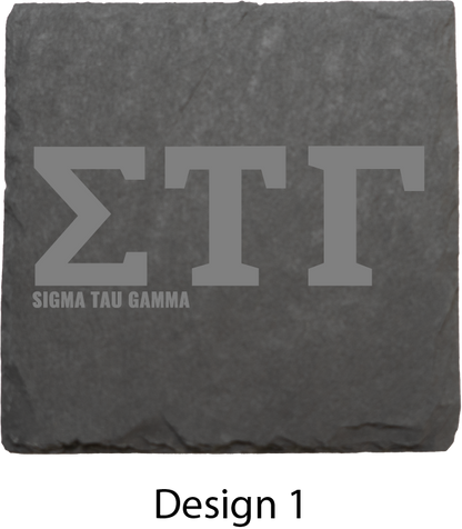 Sigma Tau Gamma Stone Coasters - 4-Pack