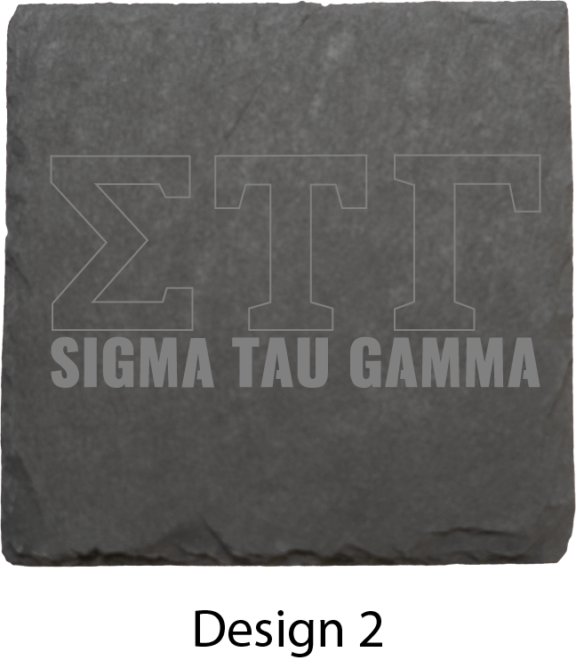 Sigma Tau Gamma Stone Coasters - 4-Pack