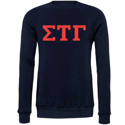 Sigma Tau Gamma Lettered Crewneck Sweatshirts