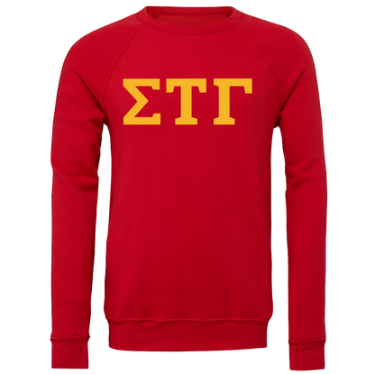 Sigma Tau Gamma Lettered Crewneck Sweatshirts