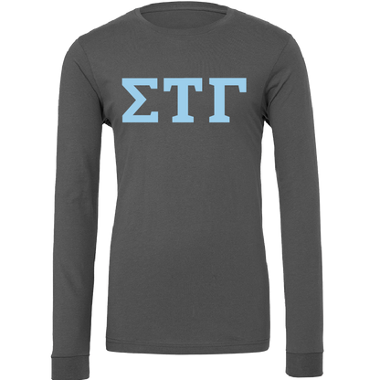 Sigma Tau Gamma Lettered Long Sleeve T-Shirts