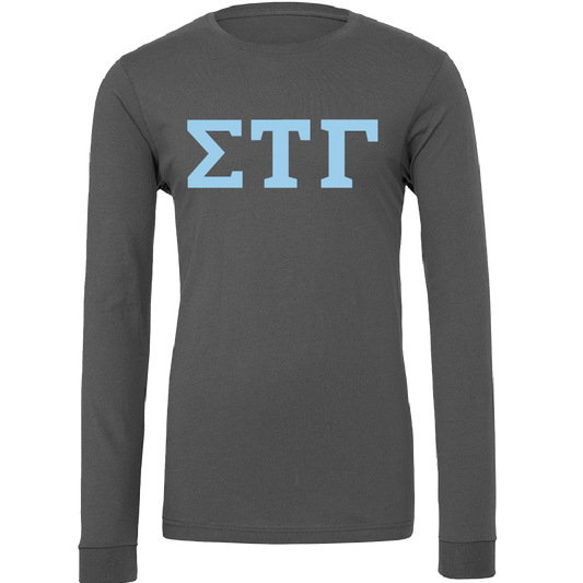 Sigma Tau Gamma Lettered Long Sleeve T-Shirts