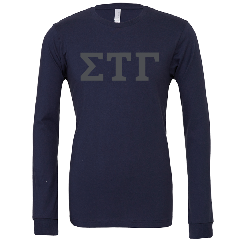 Sigma Tau Gamma Lettered Long Sleeve T-Shirts