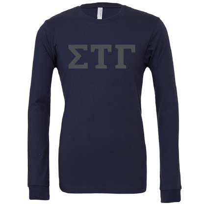 Sigma Tau Gamma Lettered Long Sleeve T-Shirts