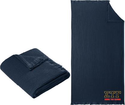 Sigma Tau Gamma Letters and Name Blankets