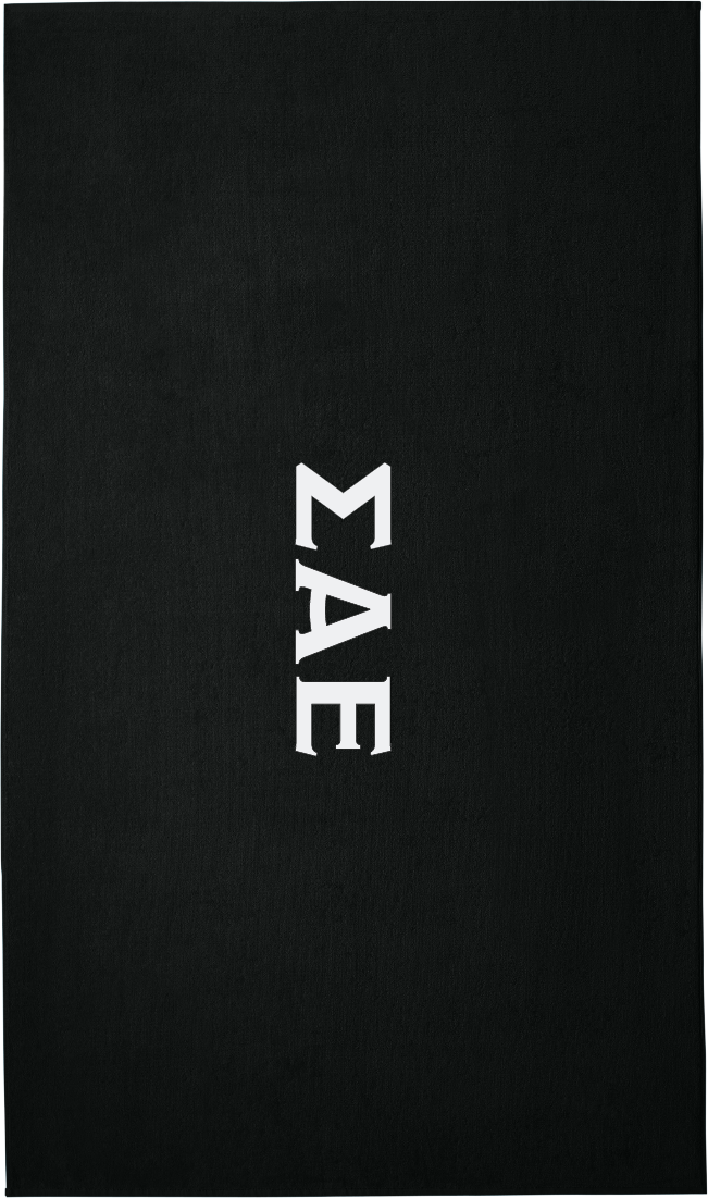 Sigma Alpha Epsilon Lettered Beach Towels