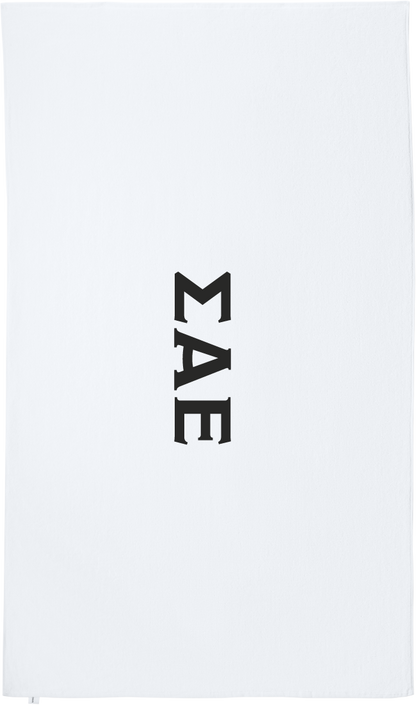 Sigma Alpha Epsilon Lettered Beach Towels