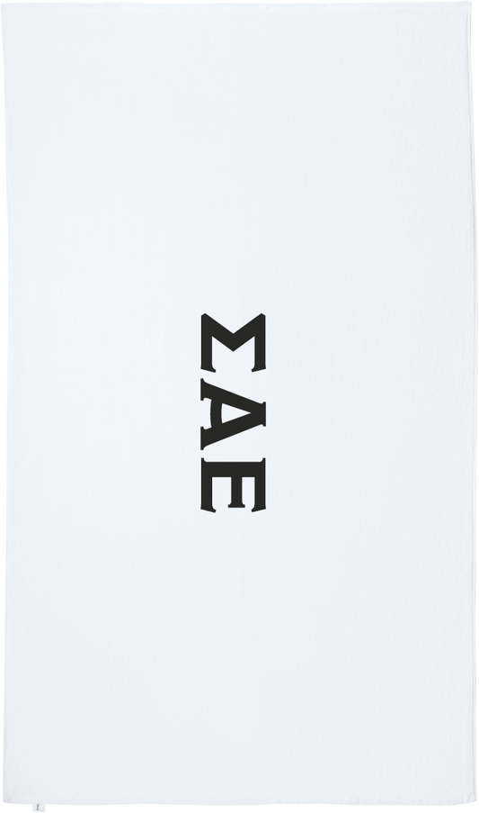 Sigma Alpha Epsilon Lettered Beach Towels