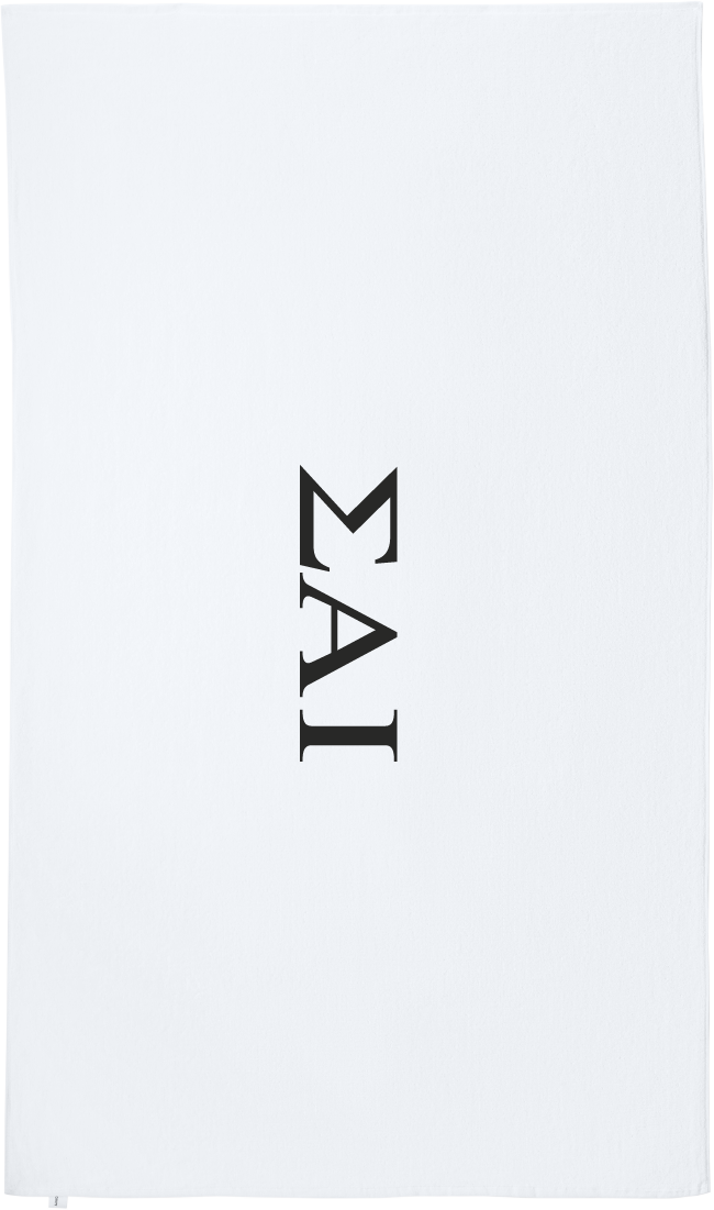 Sigma Alpha Iota Lettered Beach Towels