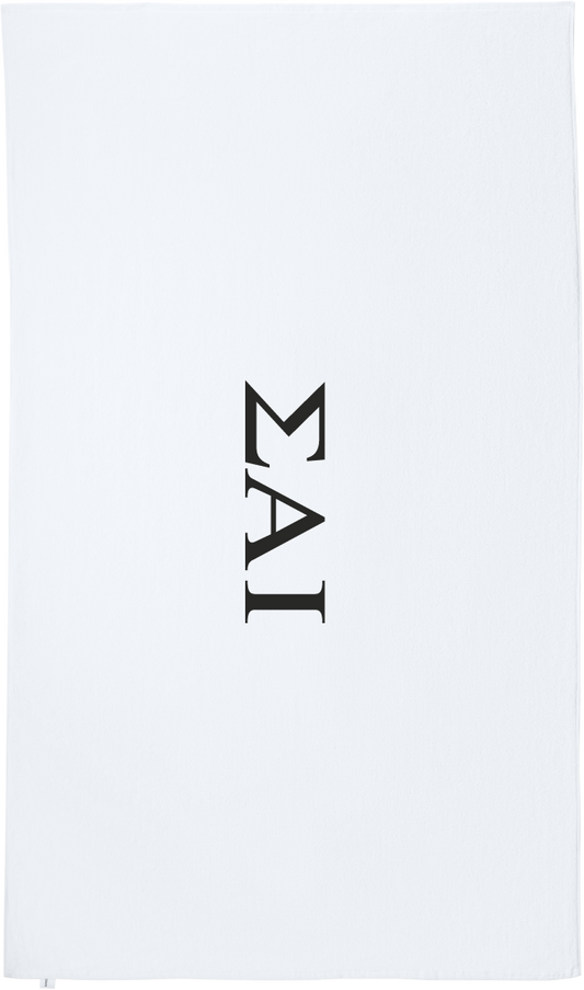 Sigma Alpha Iota Lettered Beach Towels