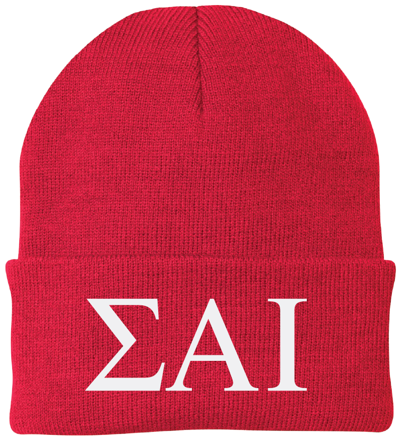 Sigma Alpha Iota Lettered Beanies