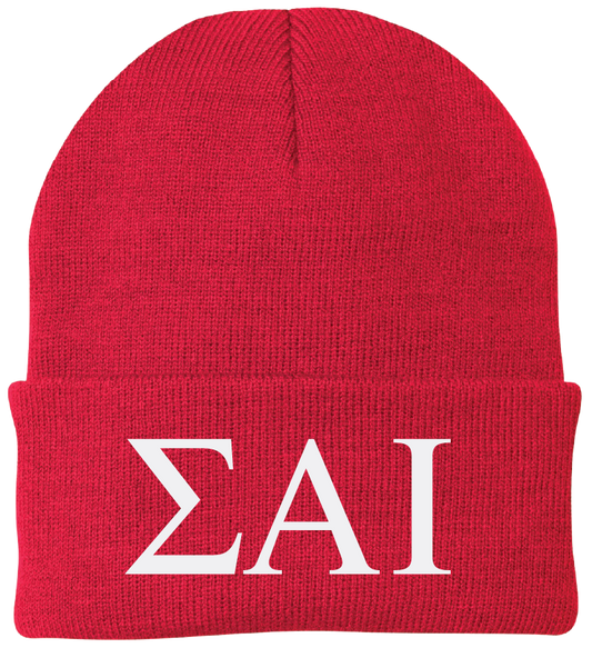 Sigma Alpha Iota Lettered Beanies