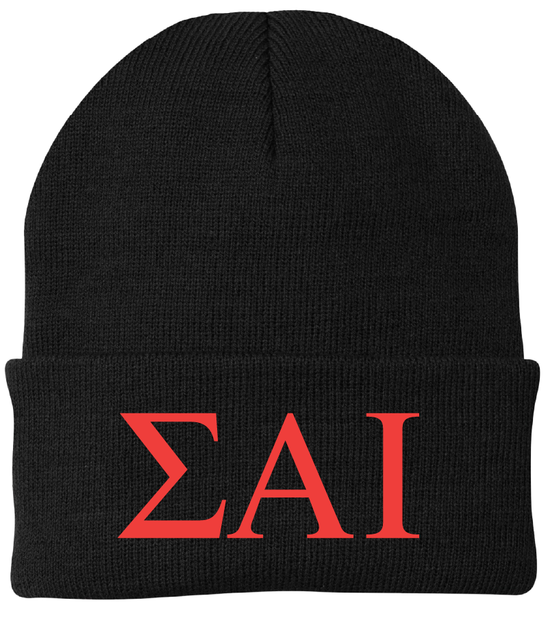 Sigma Alpha Iota Lettered Beanies