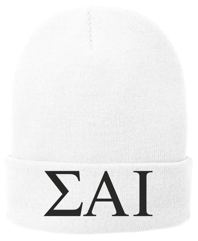 Sigma Alpha Iota Lettered Beanies