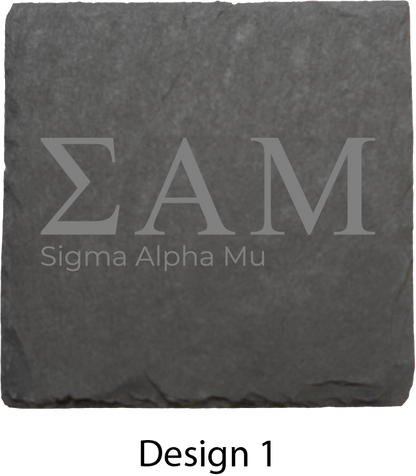 Sigma Alpha Mu Stone Coasters - 4-Pack