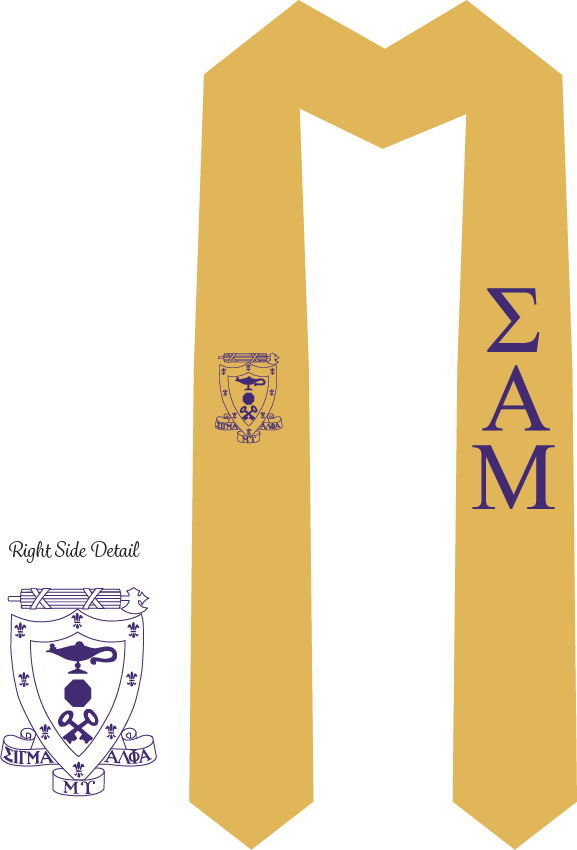 Sigma Alpha Mu Graduation Stoles