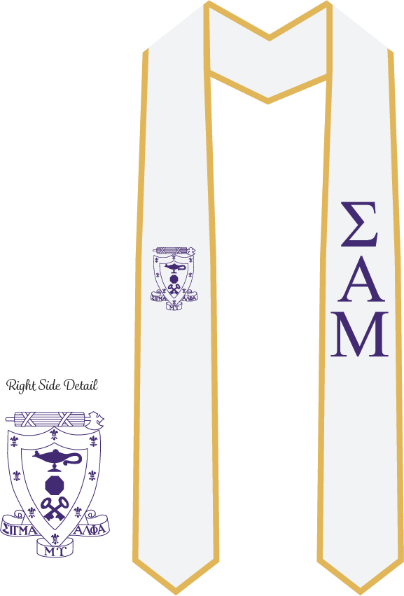 Sigma Alpha Mu Graduation Stoles