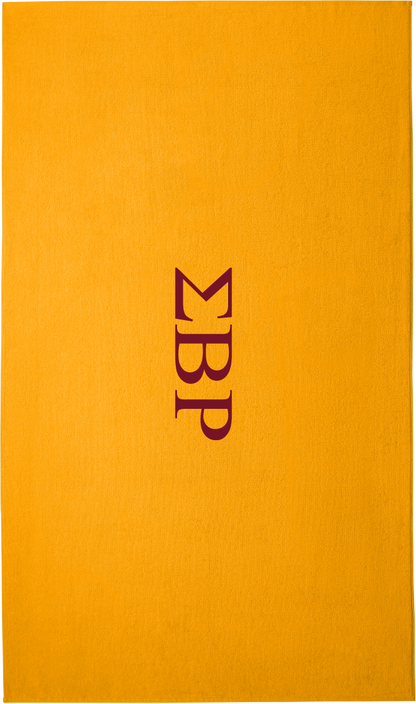Sigma Beta Rho Lettered Beach Towels