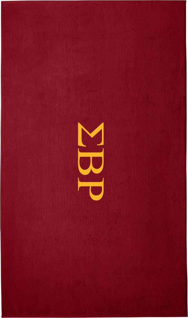Sigma Beta Rho Lettered Beach Towels