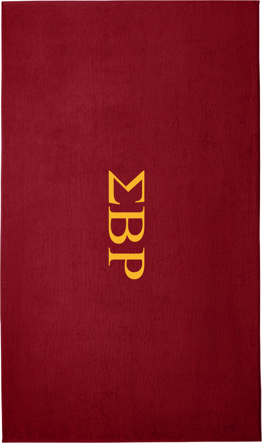 Sigma Beta Rho Lettered Beach Towels