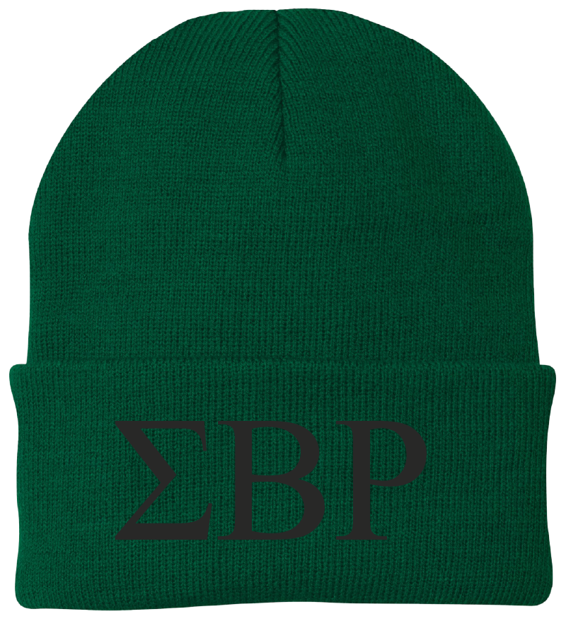 Sigma Beta Rho Lettered Beanies