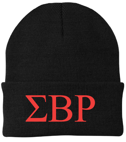 Sigma Beta Rho Lettered Beanies