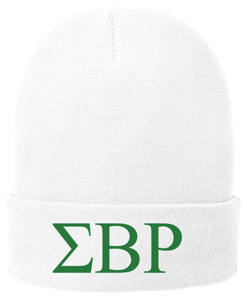 Sigma Beta Rho Lettered Beanies