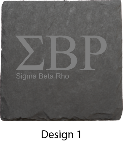 Sigma Beta Rho Stone Coasters - 4-Pack