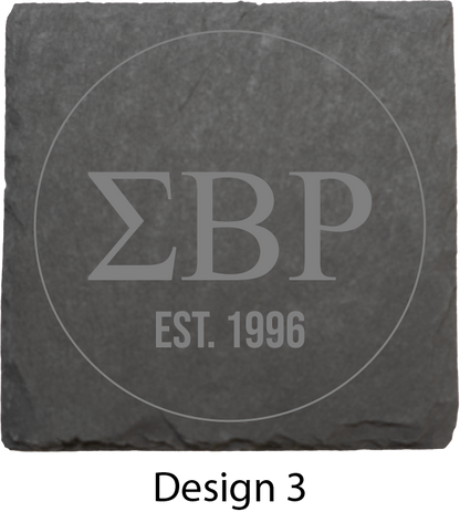 Sigma Beta Rho Stone Coasters - 4-Pack