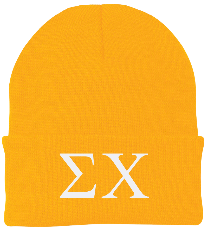 Sigma Chi Lettered Beanies